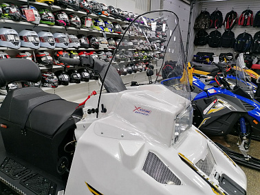 Стекло ветровое для снегохода STELS МОРОЗ УВЕЛИЧЕННОЕ высота 690 мм, толщина 3мм