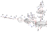 Стартер (ручной) 2-х тактного ПЛМ HIDEA 40F