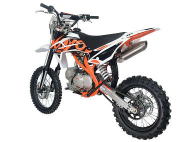 Питбайк KAYO BASIC K125EM 17/14 KRZ (механ. сцепл., эл. стартер)