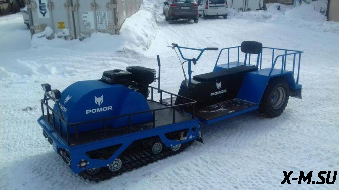 Мотобуксировщик POMOR X-2 K15