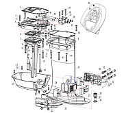 Дейдвуд 2-х тактного ПЛМ HIDEA 40F