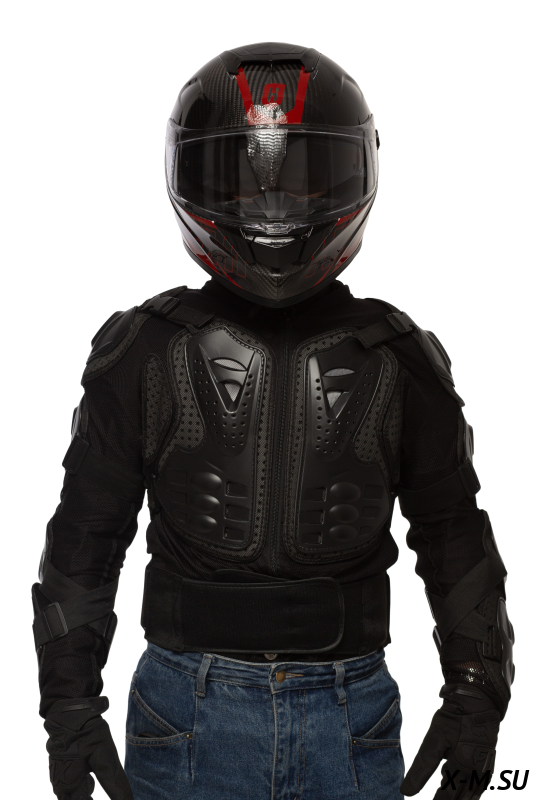 Шлем интеграл карбоновый HETOSHI FF936S CARBON RED WHITE р.XL