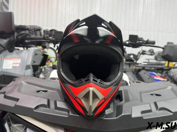 Шлем кроссовый HETOSHI AD3-5  цв. Черно-оранжевый  р. M