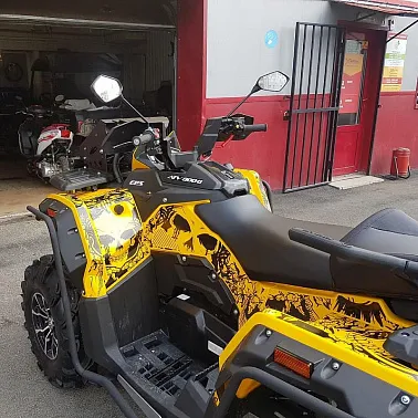 Камуфлирование квадроциклов STELS